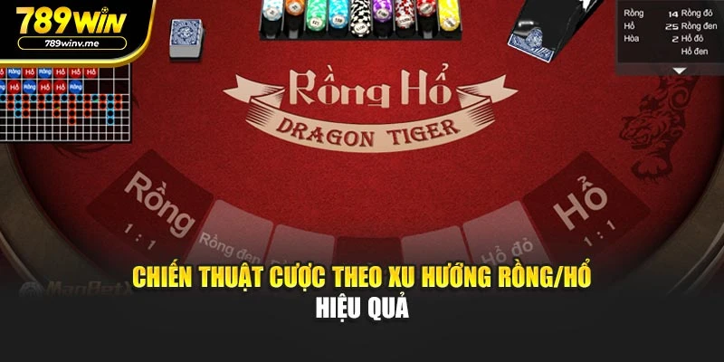 Chiến thuật cược theo xu hướng rồng/hổ hiệu quả